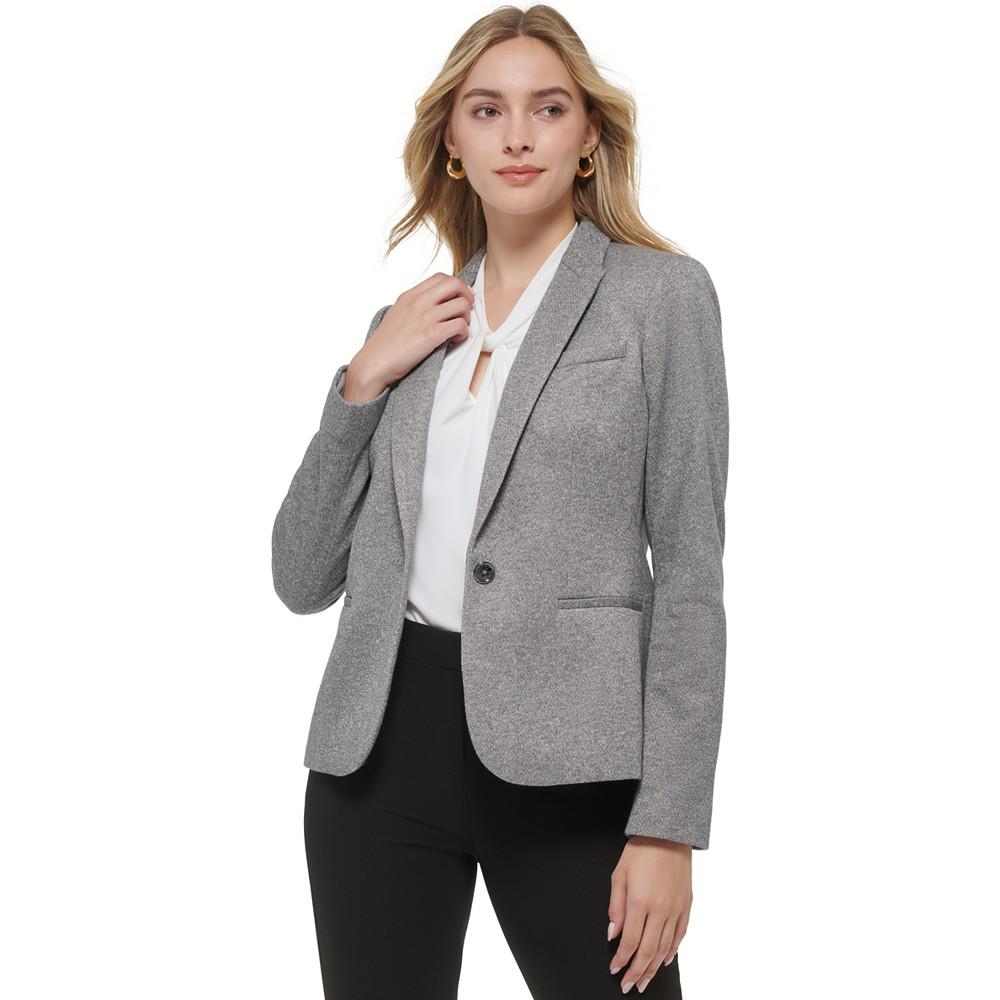 Women's Metallic Single-Button Blazer商品第3张图片规格展示