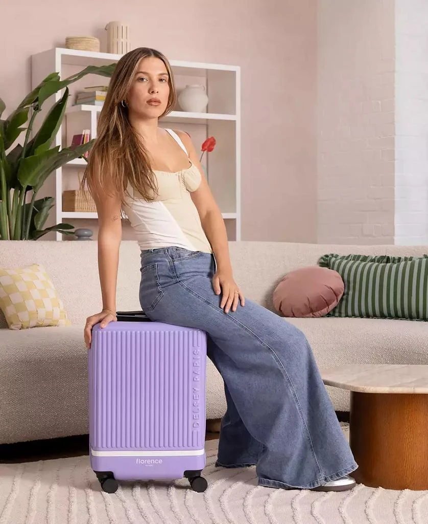 商品florence by mills x Delsey Paris|20" Spin Me Away Expandable Carry-On Spinner Upright,价格¥2221,第4张图片详细描述