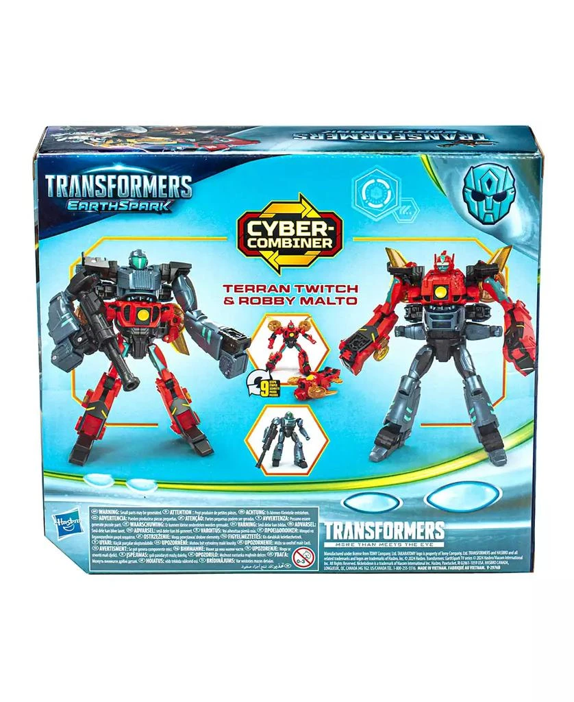 商品Transformers|EarthSpark Cyber-Combiner Terran Twitch and Robby Malto Action Figure,价格¥187,第2张图片详细描述