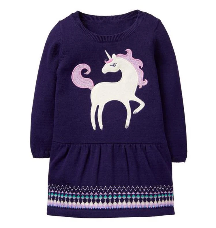 商品Gymboree|Unicorn Sweater Dress,价格¥112,第1张图片