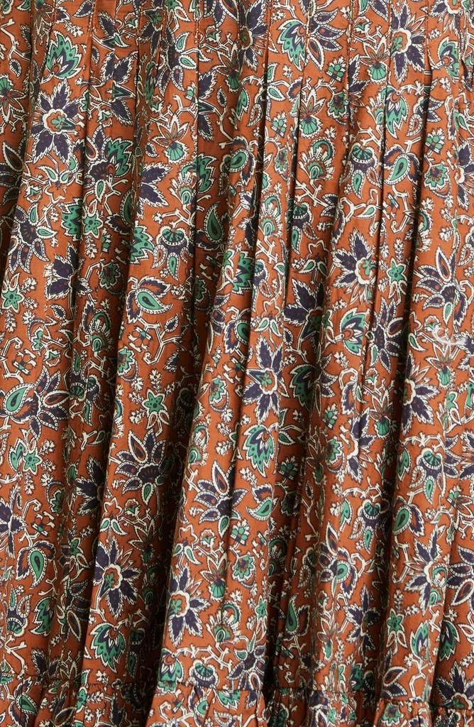 Weslayan Paisley Cotton Peplum Blouse 商品