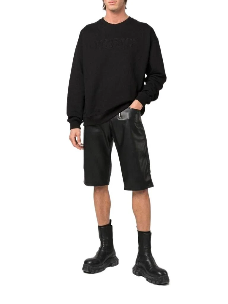 商品Versace|Versace men's black cotton sweatshirt,价格¥4863,第4张图片详细描述