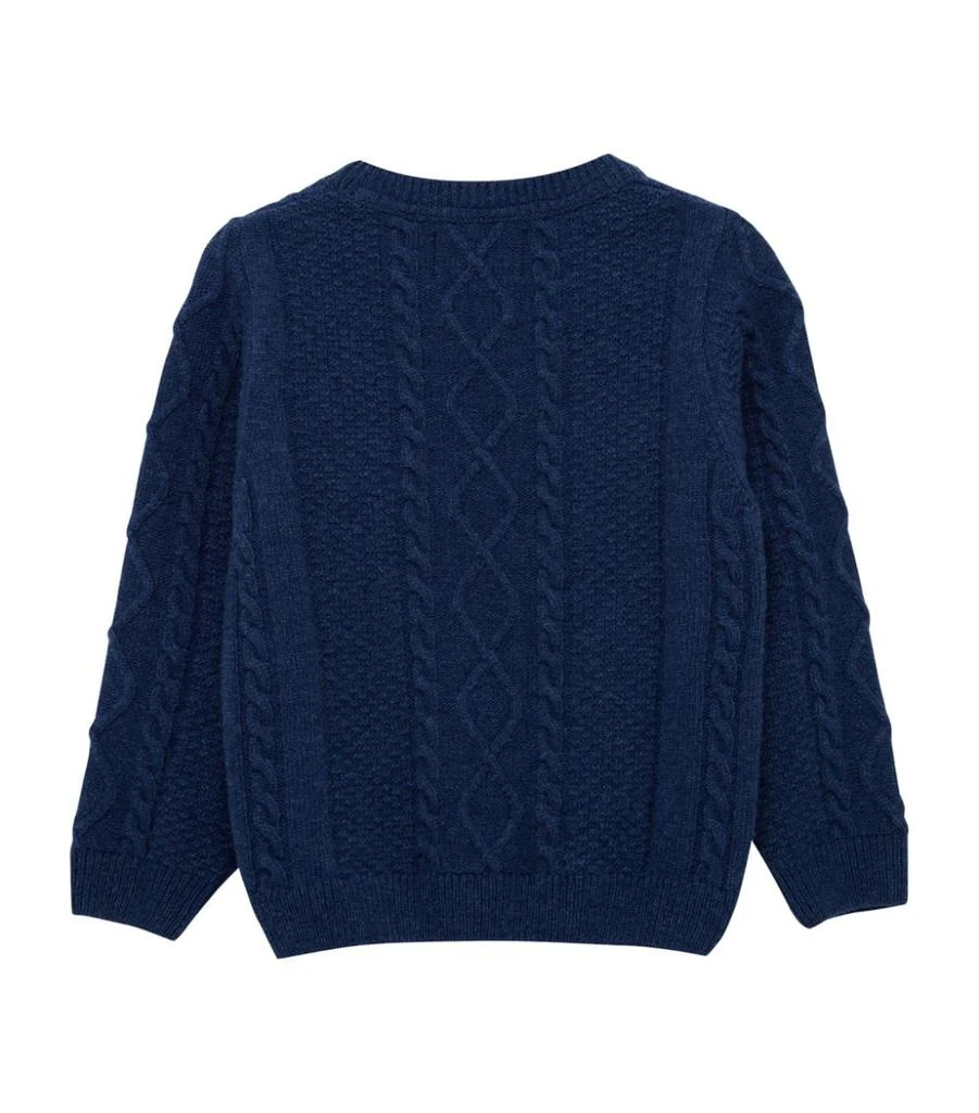 商品Trotters|Wool-Blend James Sweater (6-11 Years),价格¥574,第2张图片详细描述