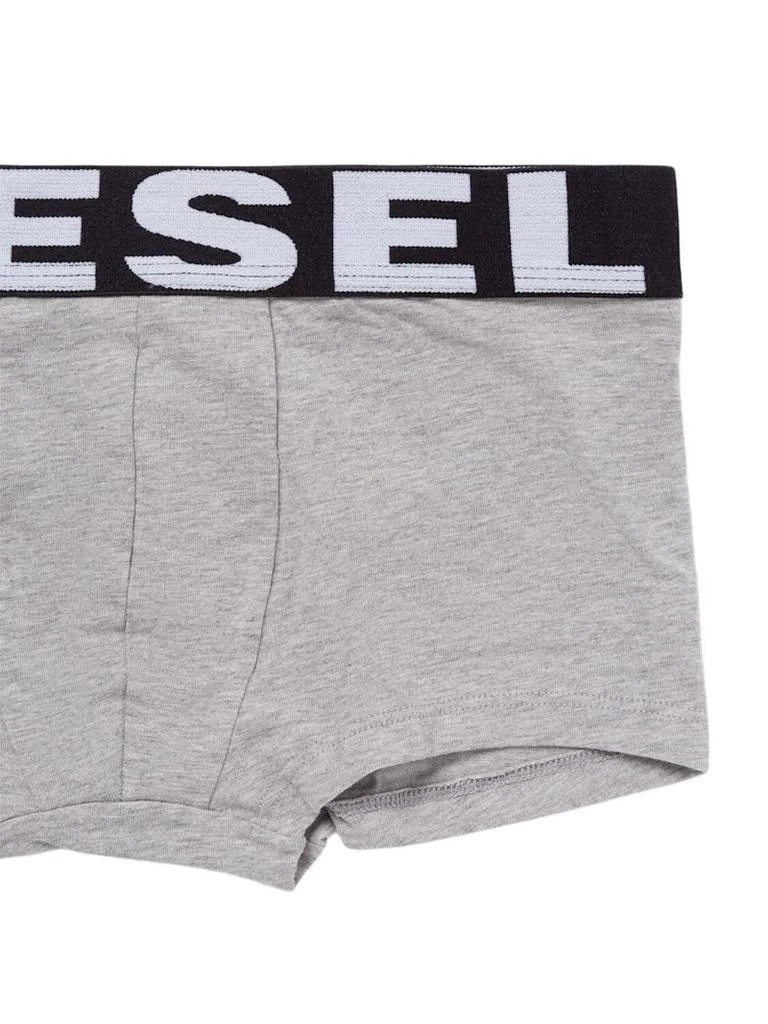商品Diesel|棉质平纹针织平角内裤3条套装,价格¥253,第2张图片详细描述