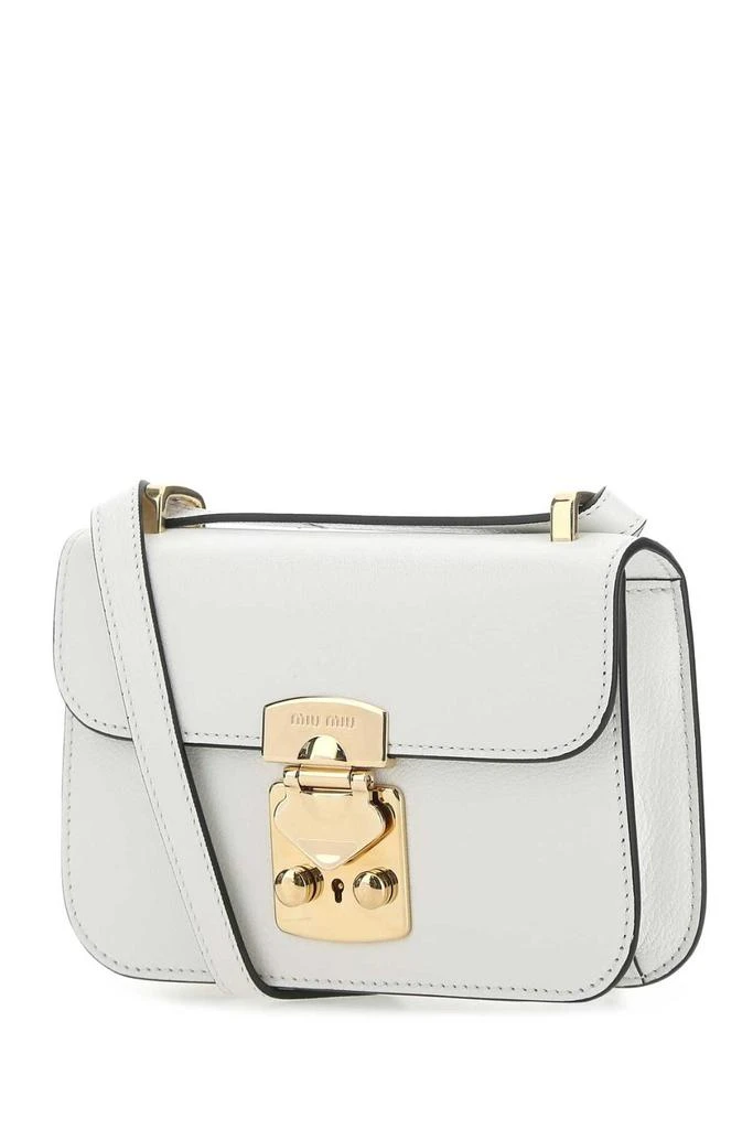 商品Miu Miu|Miu Miu Logo Detailed Crossbody Bag,价格¥11558,第3张图片详细描述