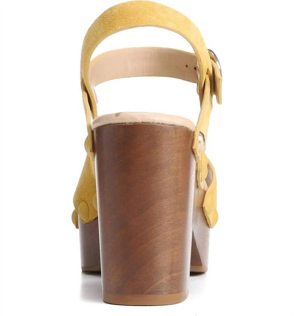 商品Sam Edelman|Josefine Suede Sandal in Mustard,价格¥1028,第2张图片详细描述