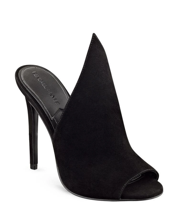 商品KENDALL and KYLIE|KENDALL and KYLIE Winged High Heel Slide Sandals,价格¥894,第1张图片