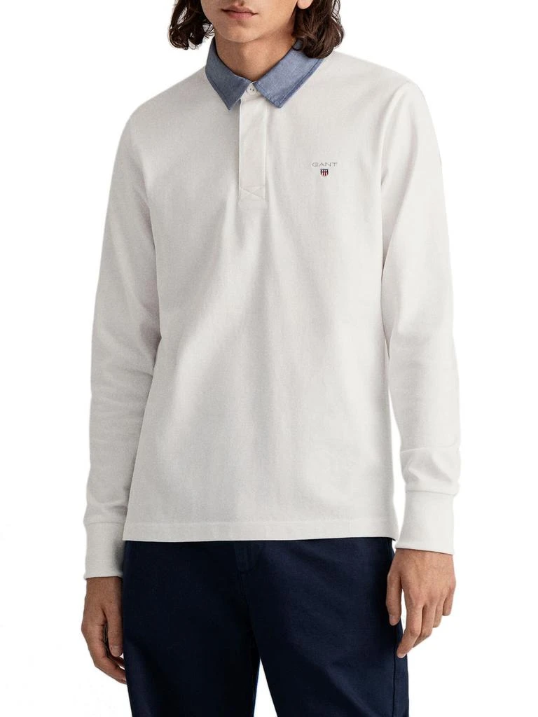 商品Gant|Gant Men's Light Blue Other Materials Polo Shirt,价格¥1174,第1张图片