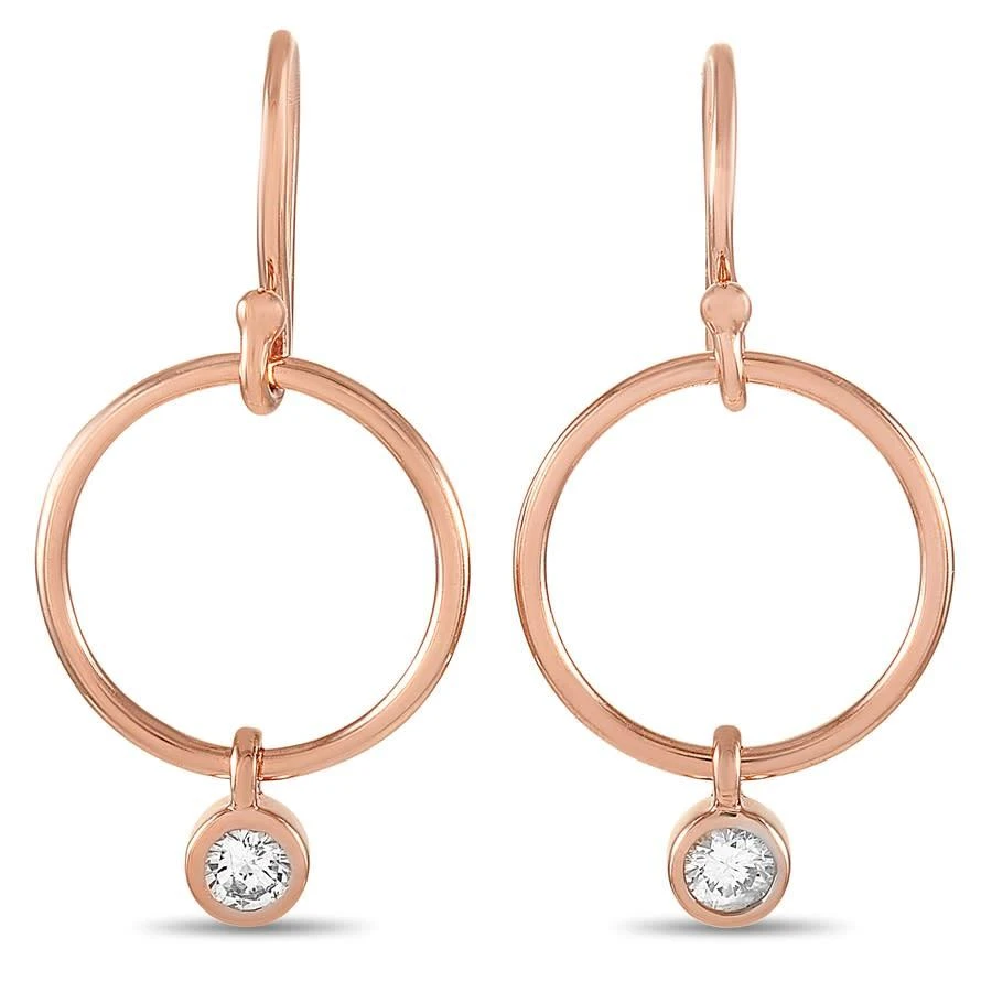 商品LB Exclusive|14K Rose Gold 0.32 ct Diamond Earrings,价格¥3973,第1张图片