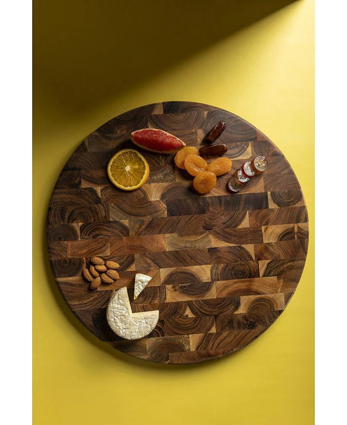 商品GAURI KOHLI|Taiga Cutting Board, Round - 16",价格¥337,第2张图片详细描述