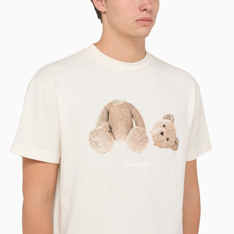 Bear butter-coloured crew neck t-shirt商品第5张图片规格展示