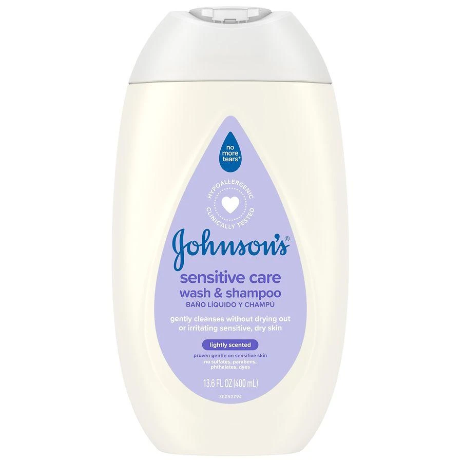 商品Johnson's Baby|Sensitive Care Baby Body Wash & Shampoo,价格¥66,第1张图片