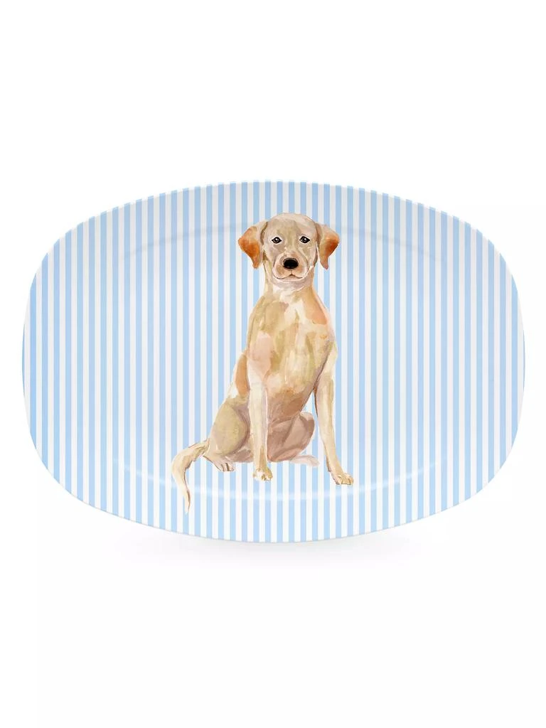 商品Mariposa|Woof Woof Best Friends Yellow Lab Platter,价格¥311,第1张图片