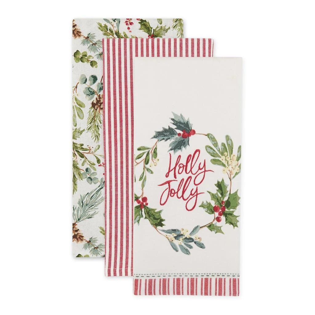 商品DII|Assorted Holly Jolly Sprigs Dishtowel,价格¥385,第4张图片详细描述