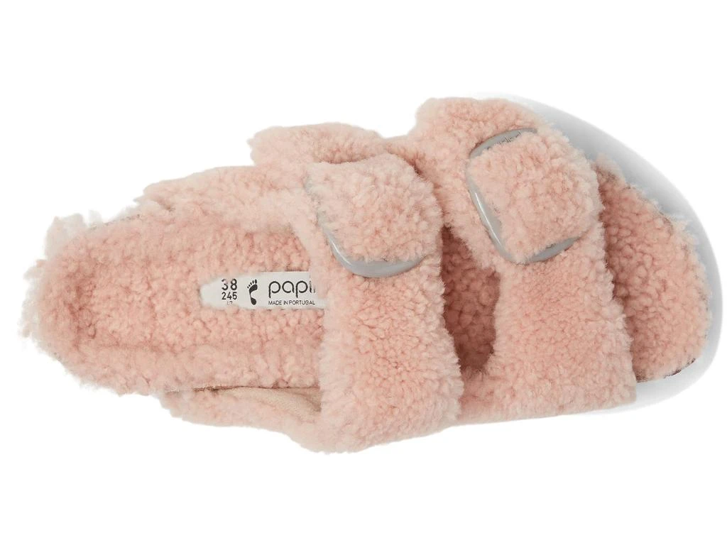 商品Birkenstock|Arizona Big Buckle Platform Teddy by Papillio,价格¥1146,第2张图片详细描述