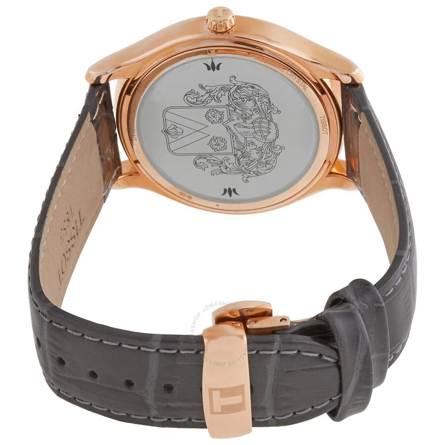 商品Tissot|Fascination Quartz Anthracite Dial 18kt Rose Gold Men's Watch T924.410.76.061.00,价格¥9237,第3张图片详细描述