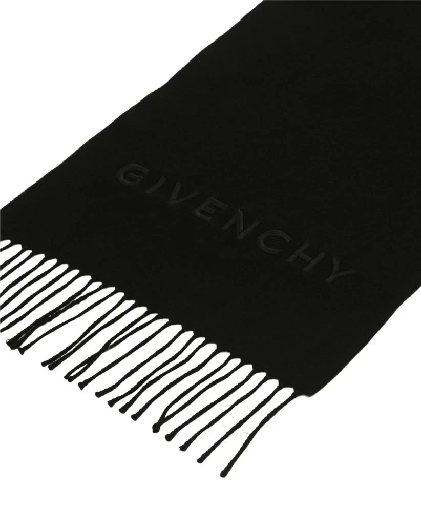 商品Givenchy|Embroidered Fringe Wool Scarf,价格¥1119,第3张图片详细描述