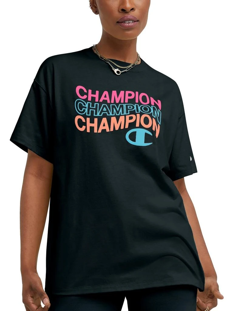 商品CHAMPION|Womens Short Sleeve Logo Graphic T-Shirt,价格¥219,第1张图片