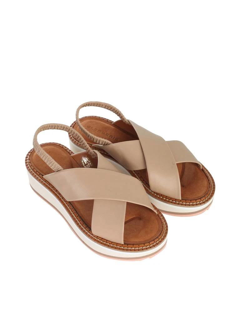 商品ROBERT CLERGERIE|Robert clergerie women's gold leather sandals,价格¥4200,第4张图片详细描述