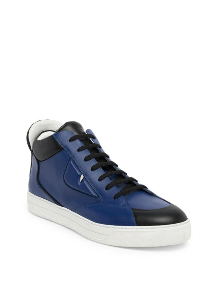 商品Fendi|Bugs Mid-Top Leather Sneakers,价格¥3372,第1张图片