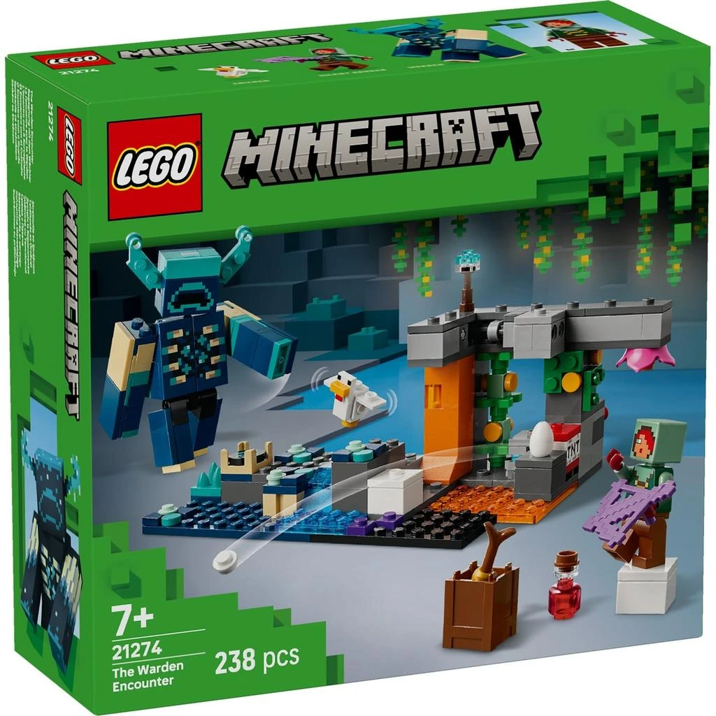 商品LEGO® Minecraft® The Warden Encounter Collectible Video Game Merch 21274,价格¥224,第2张图片详细描述