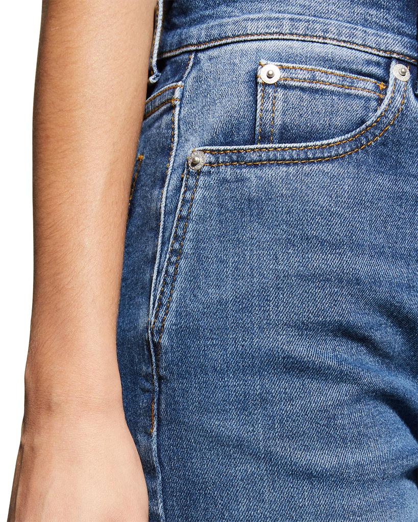 Skinny-Leg Crop Stretch Jeans商品第7张图片规格展示