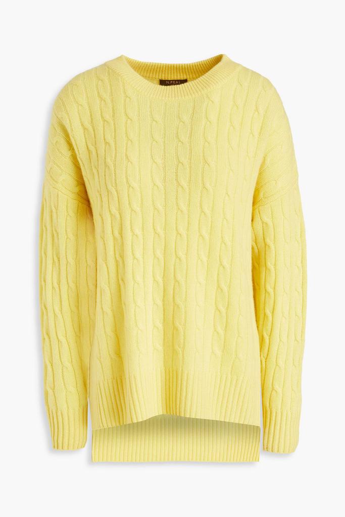 Cable-knit cashmere sweater商品第1张图片规格展示