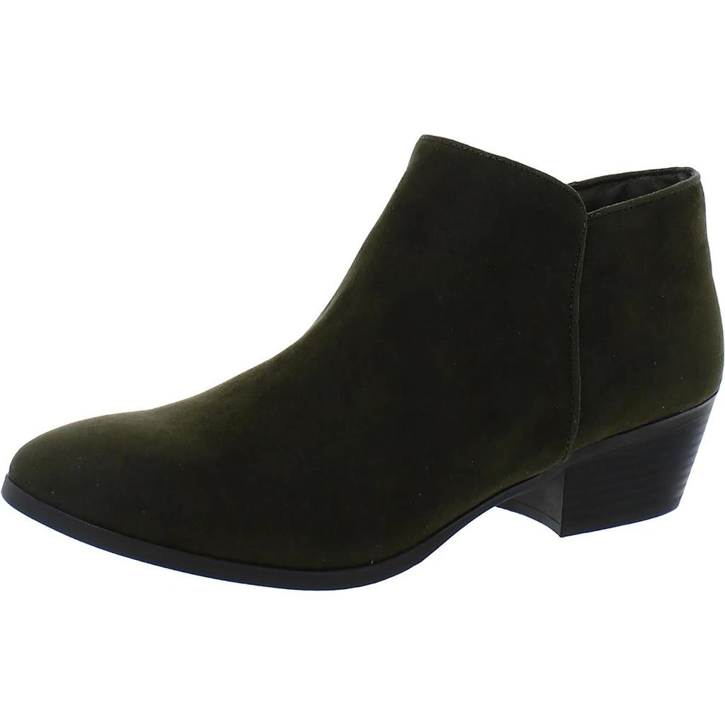 商品Style & Co|Style & Co. Womens Wileyy Faux Suede Zipper Booties,价格¥39,第2张图片详细描述