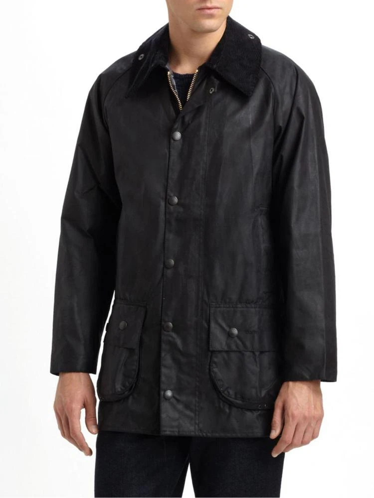商品Barbour|Corduroy Collar Waxed Jacket,价格¥2961,第1张图片
