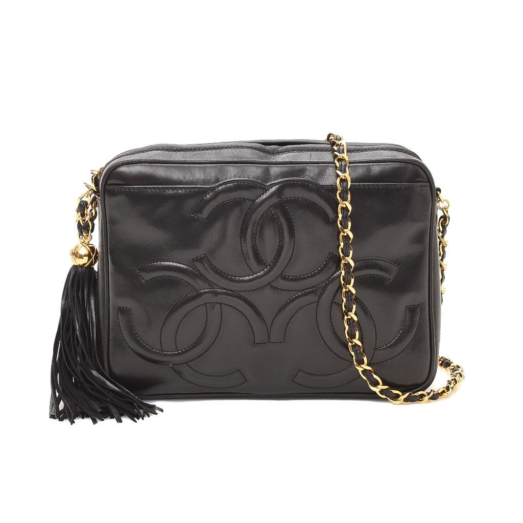 商品[二手商品] Chanel|Triple CC Tassel Chain Shoulder Bag,价格¥26579,第1张图片