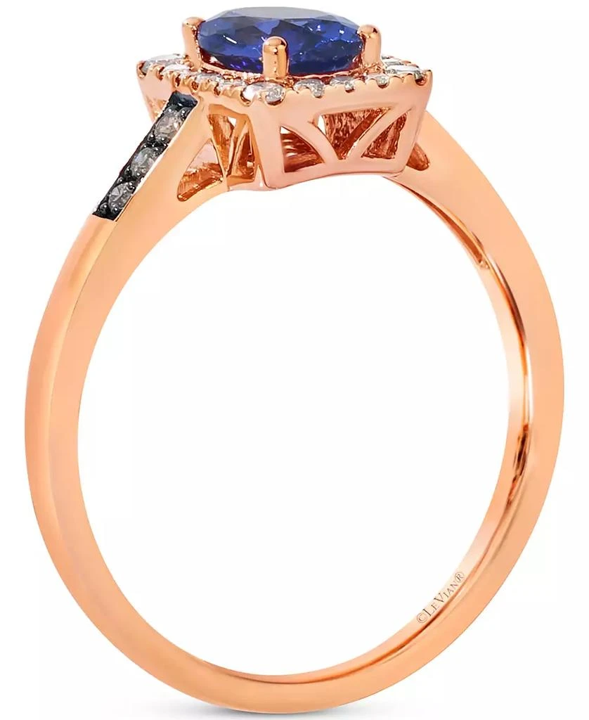 商品Le Vian|Tanzanite (5/8 ct. t.w.) & Diamond (1/5 ct. t.w.) Statement Ring in 14k Rose Gold,价格¥6150,第2张图片详细描述