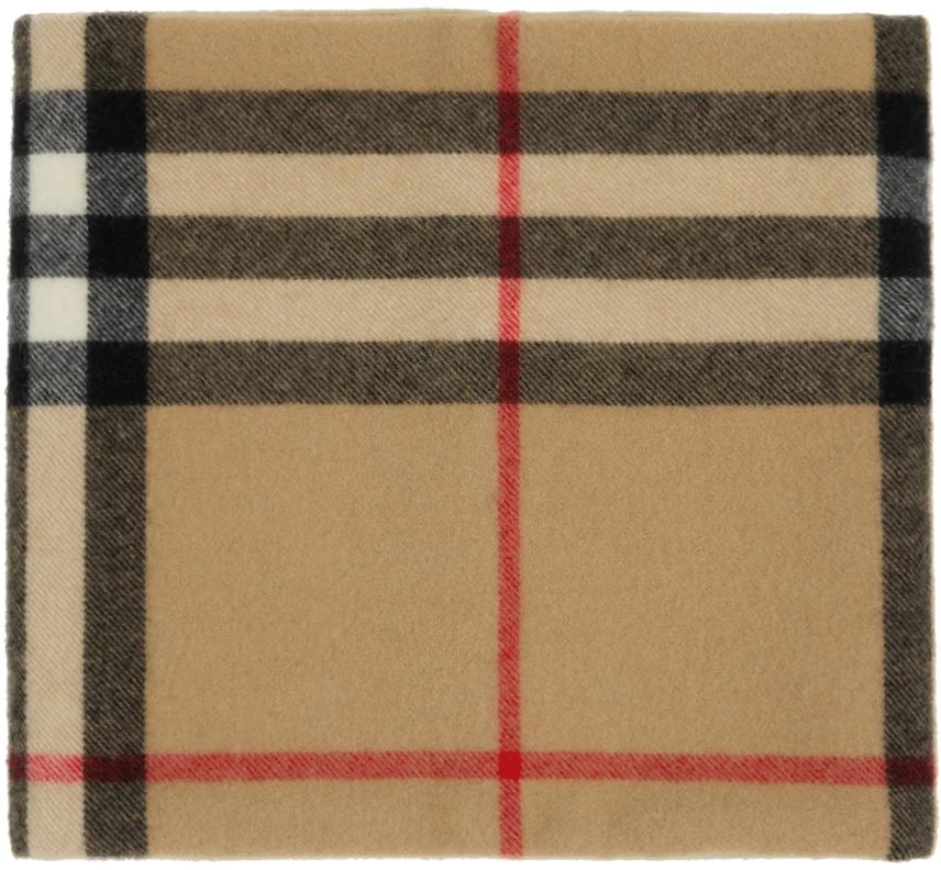 商品Burberry|Beige Check Cashmere Snood,价格¥4622,第2张图片详细描述