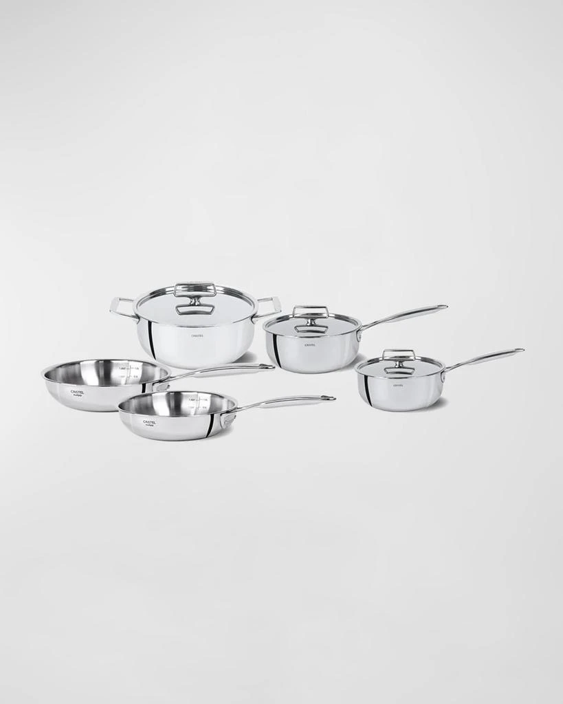 商品Cristel|Castel Pro Ultraply 8-Piece Stainless Steel Cookware Set,价格¥8877,第1张图片