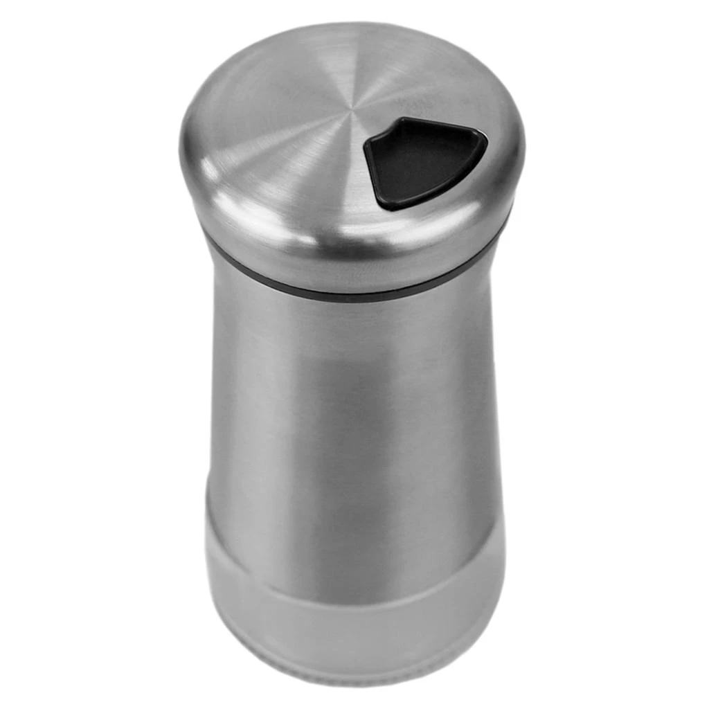 商品Home Basics|Home Basics Essence 4.2 oz. Salt or Pepper Shaker with Clear Glass Bottom, Silver,价格¥115,第4张图片详细描述