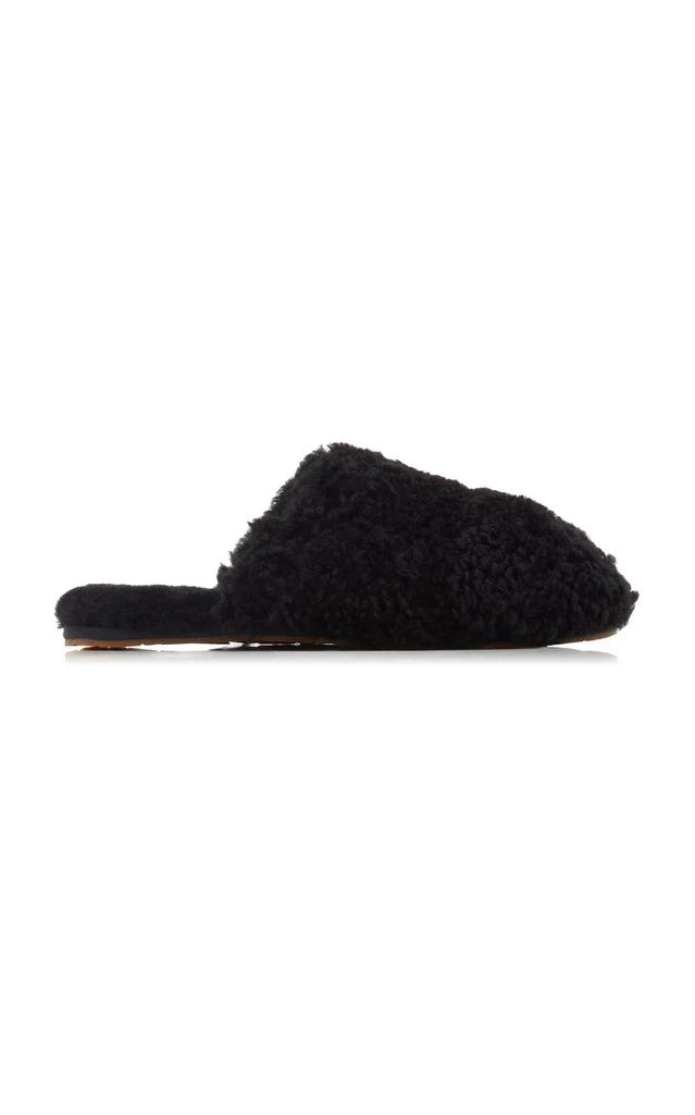 商品UGG|UGG - Maxi Shearling Slides - Black - US 6 - Moda Operandi,价格¥467,第1张图片