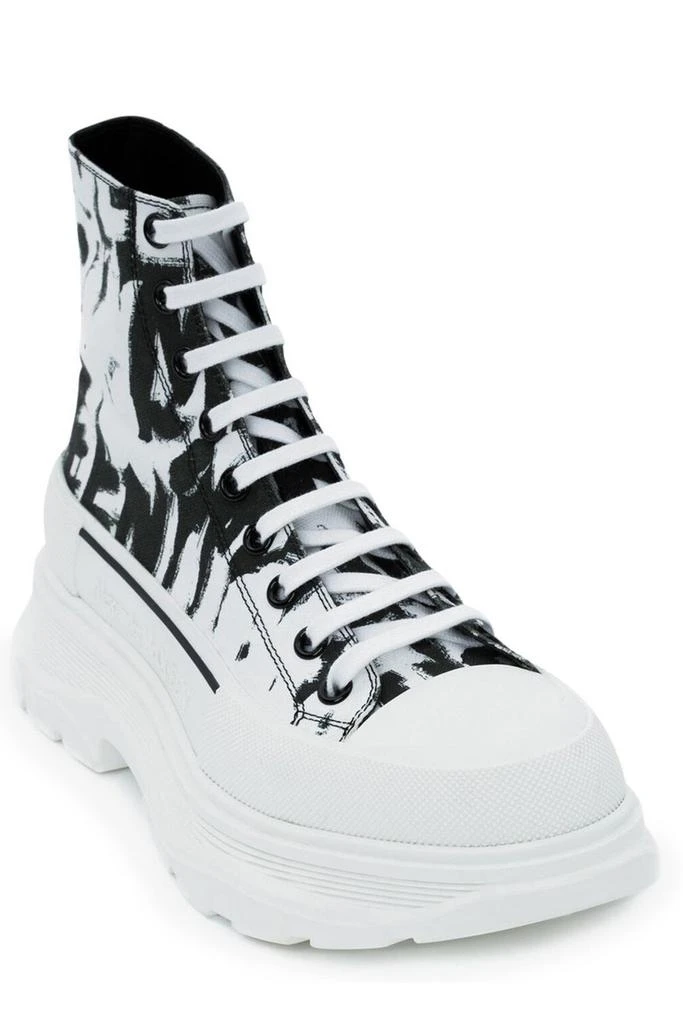 商品Alexander McQueen|Alexander McQueen Graffiti Tread Slick Boots,价格¥4104,第2张图片详细描述