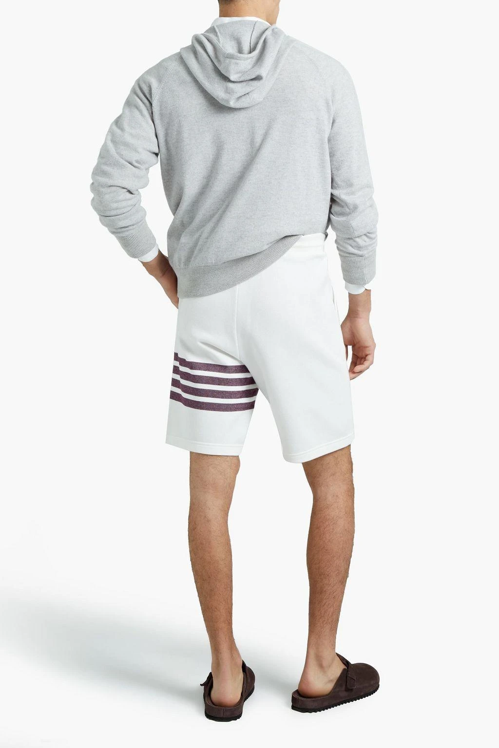 商品Thom Browne|Printed French cotton-terry shorts,价格¥4502,第3张图片详细描述
