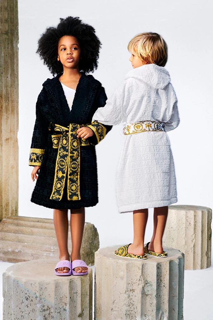 商品Versace|Versace Kids Baroque Bathrobe,价格¥2814,第2张图片详细描述