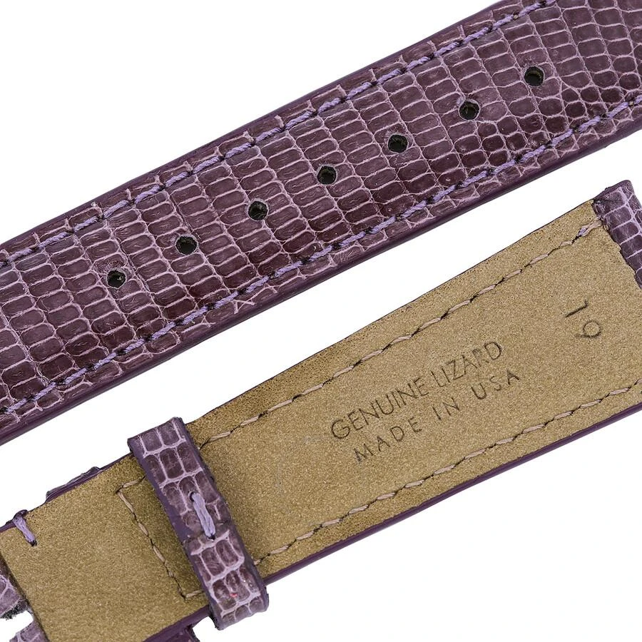 商品Hadley Roma|Shiny Grape Lizard Leather Strap,价格¥260,第3张图片详细描述
