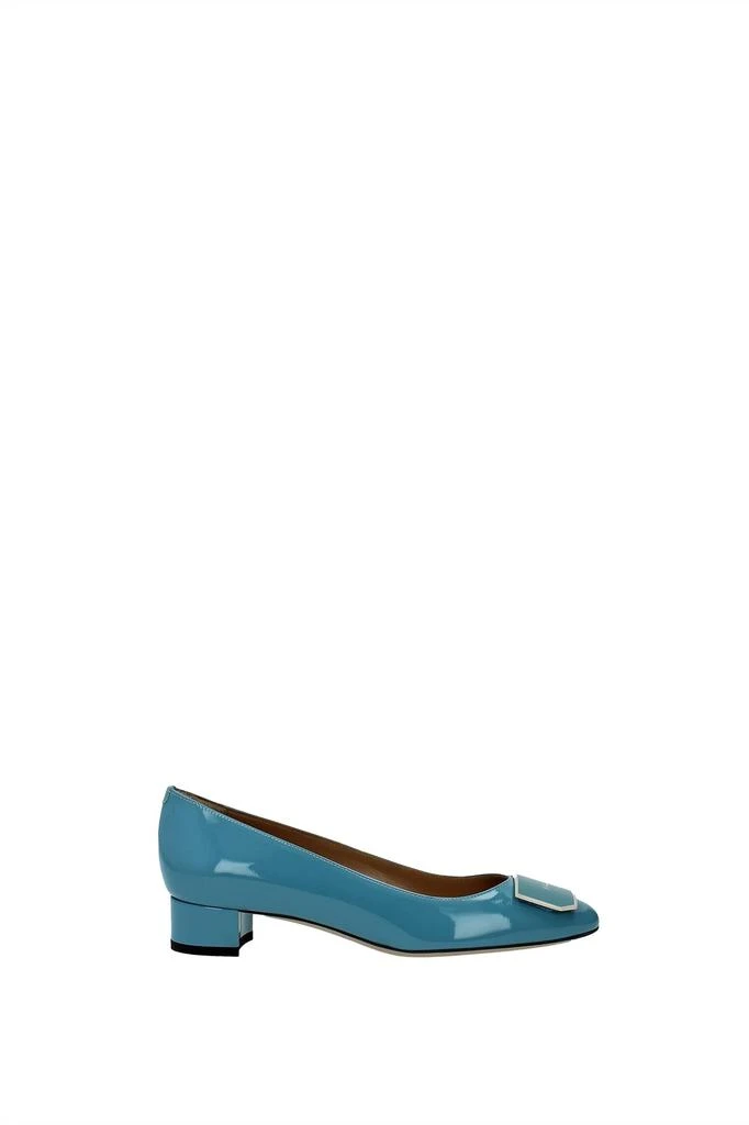 商品Bally|Pumps Patent Leather Blue,价格¥1310,第1张图片