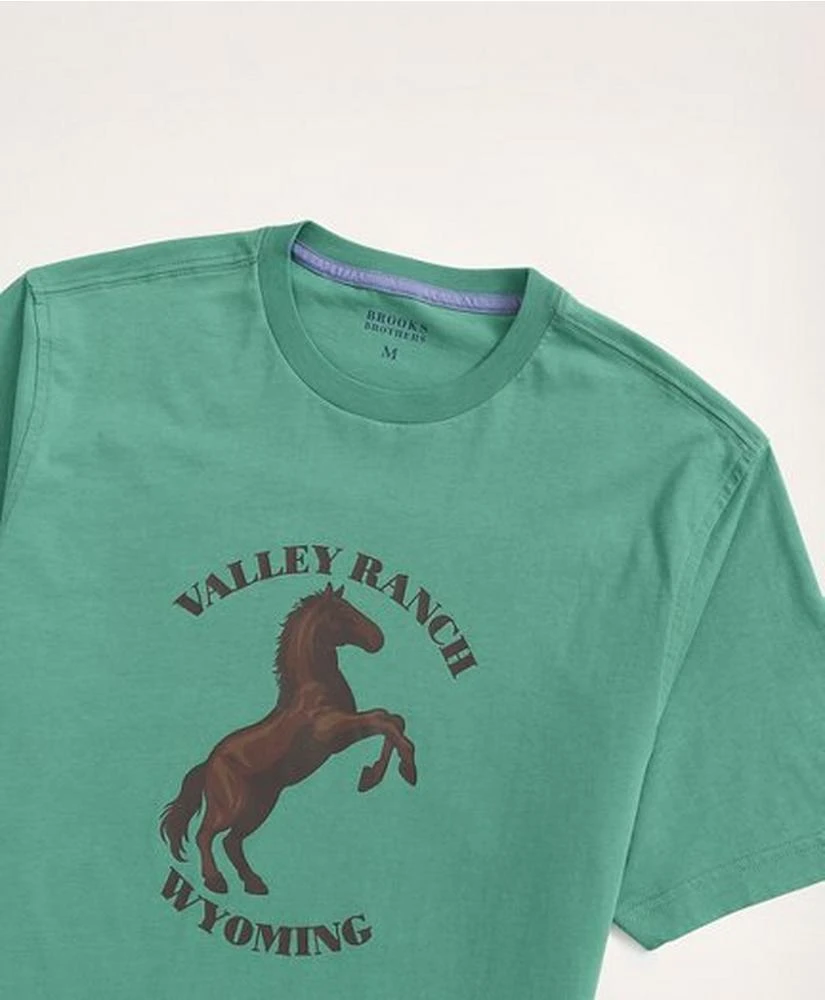 商品Brooks Brothers|Cotton Jersey Valley Ranch T-Shirt,价格¥205,第2张图片详细描述
