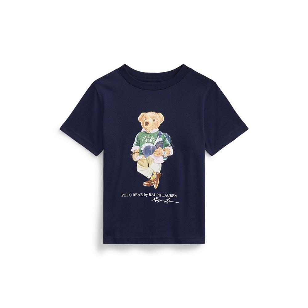 商品Ralph Lauren|Toddler Boys Polo Bear Cotton Jersey T-shirt,价格¥204,第1张图片