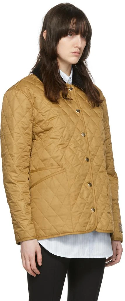 商品Burberry|Tan Polyester Jacket,价格¥10617,第2张图片详细描述