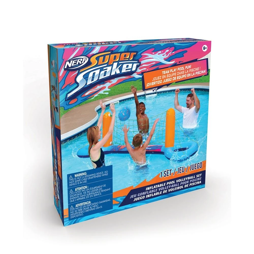 CLOSEOUT! Super Soaker Inflatable Volleyball Game Set by Wowwee 商品