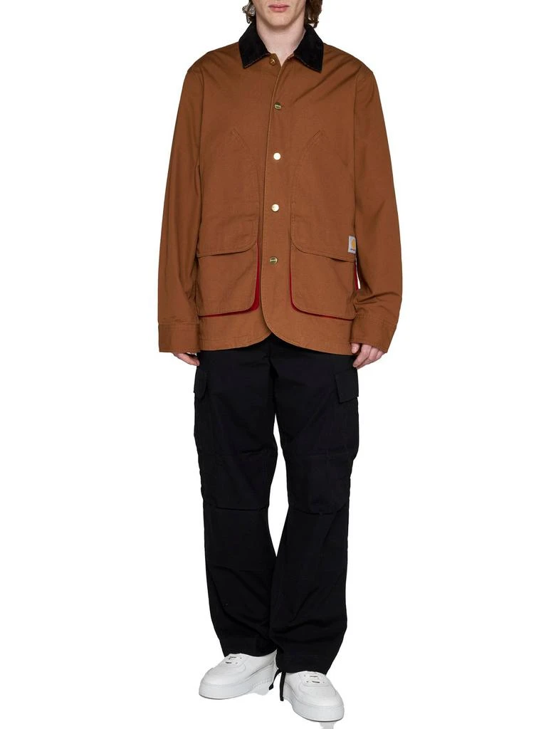 商品Carhartt WIP|Carhartt WIP Buttoned Long-Sleeved Shirt Jacket,价格¥1487,第4张图片详细描述