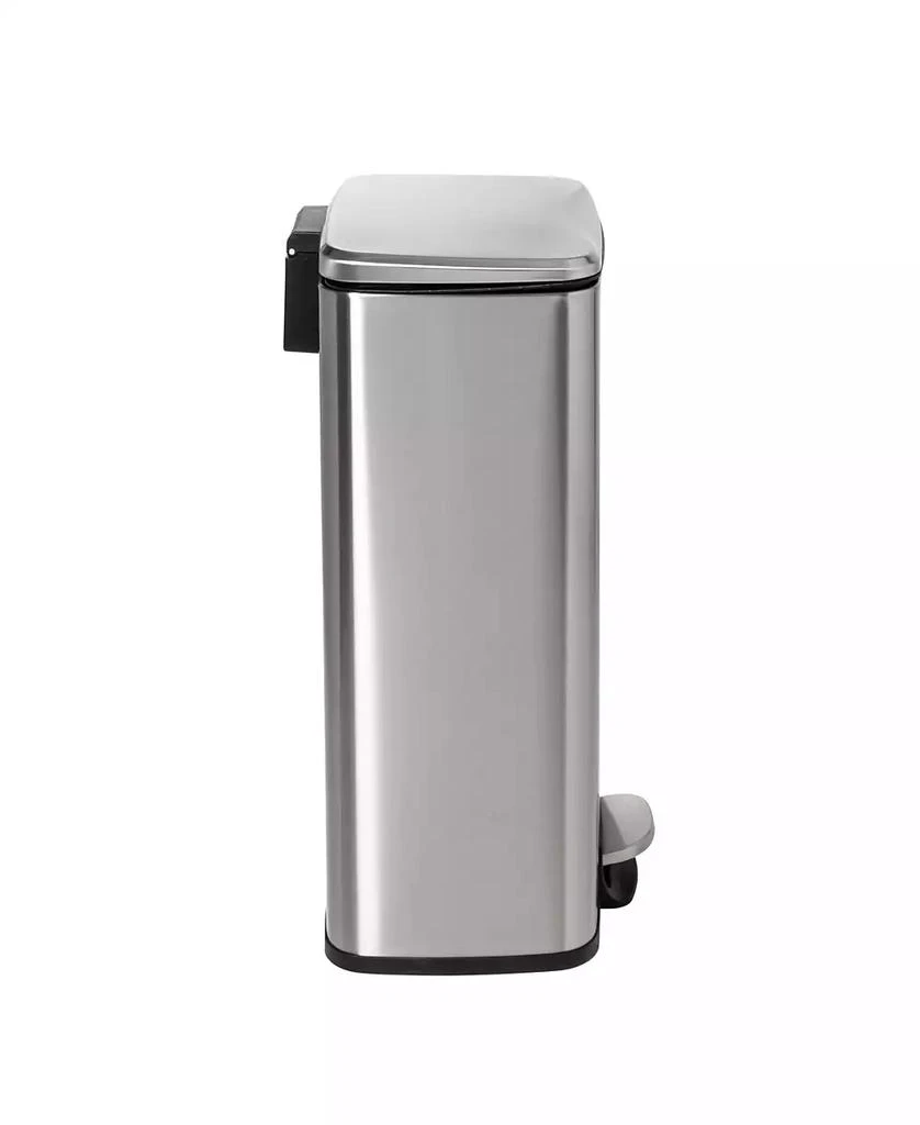 商品Honey Can Do|Stainless Steel Step Trash Cans with Lid, Set of 2,价格¥953,第5张图片详细描述