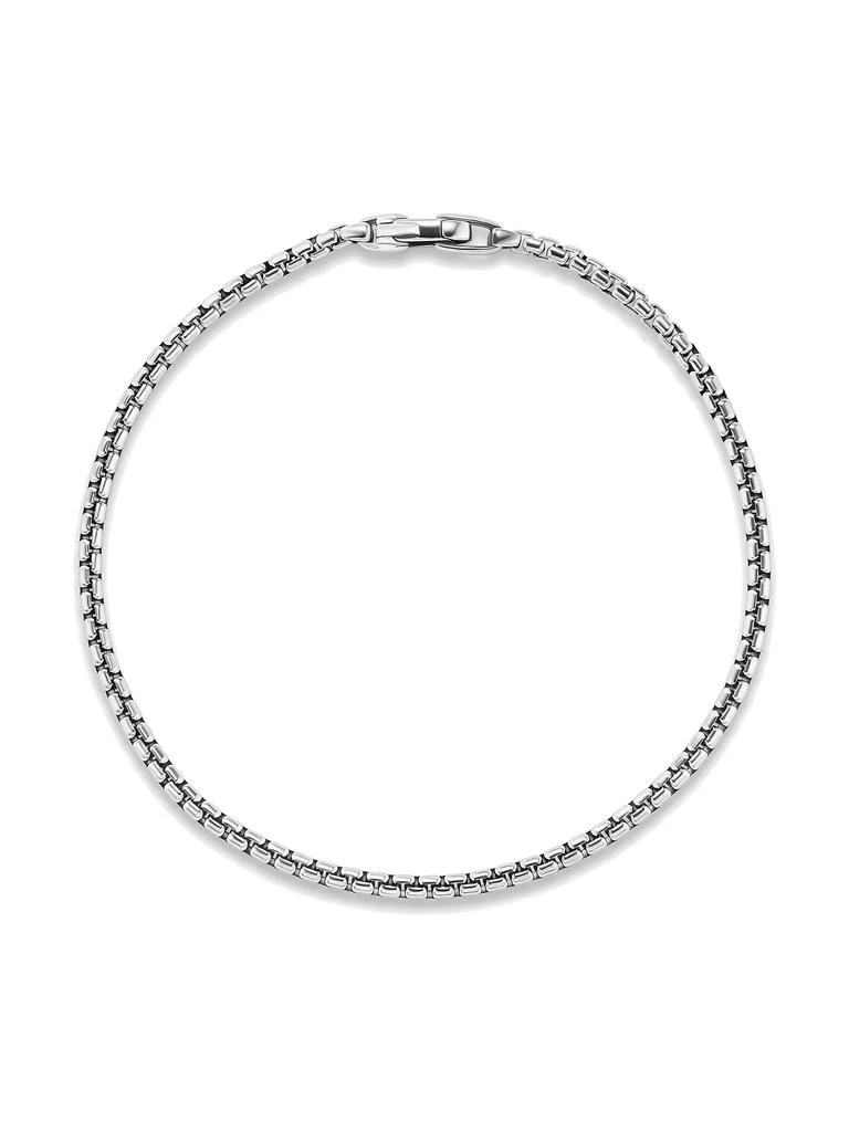 商品David Yurman|Box Chain Bracelet in Sterling Silver, 2.7MM,价格¥1461,第2张图片详细描述