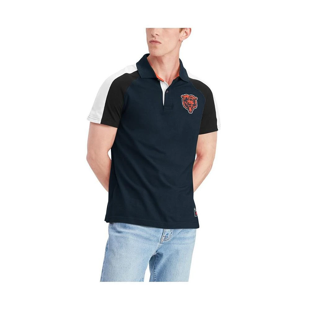 商品Tommy Hilfiger|Men's Navy, White Chicago Bears Holden Raglan Polo Shirt,价格¥390,第4张图片详细描述