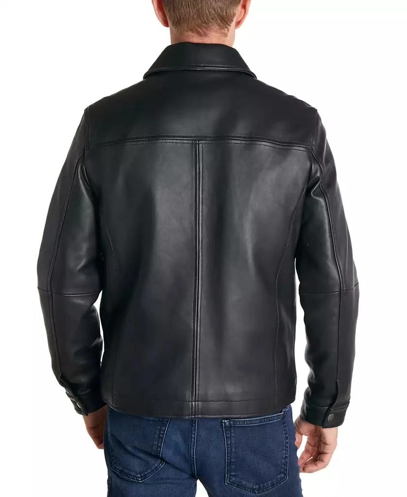 商品Perry Ellis|Men's Classic Leather Jacket,价格¥1346,第3张图片详细描述