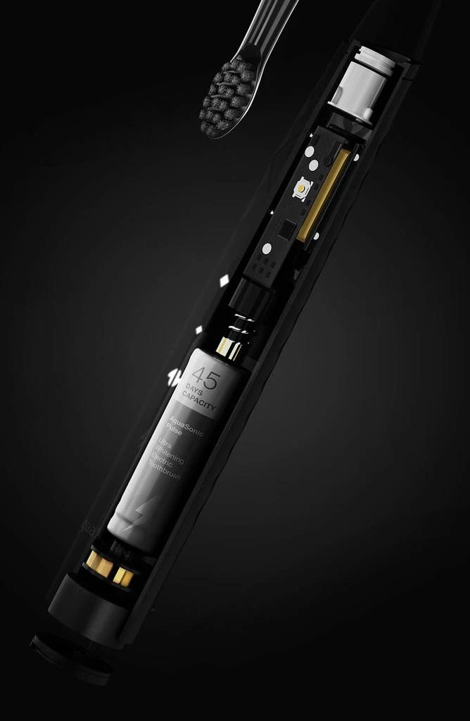 商品AquaSonic|Pulse Ultra Whitening Electric Toothbrush - Midnight Black,价格¥227,第4张图片详细描述